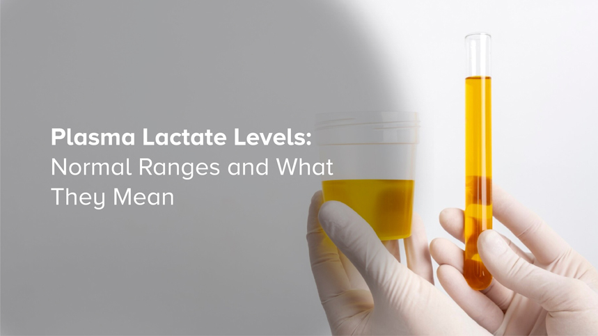 Plasma Lactate Levels: Normal Ranges and What They Mean